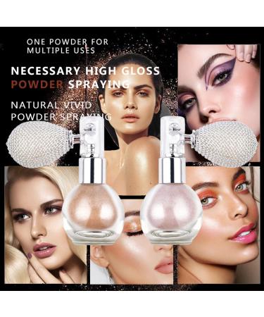 Shimmer and Shine with Pearl White Body Glitter Spray for Hair, Face, and Nails - Makeup Highlighter Powder with High Gloss Sparkle - Buy Online on GoSupps.com
