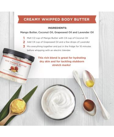 Sunaroma Mango Butter Body Butters for Skin & Hair - Nourishing Moisturizer - Shop Internationally - Buy Online on GoSupps.com