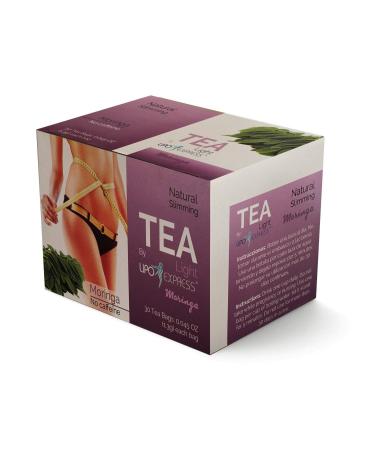 Weight Loss Tea Detox Tea Lipo Express Body Cleanse, Reduce Bloating, & Appetite Suppressant, 30 Day Tea-tox, with Potent Traditional 100% Naturals Herbs. Energy Booster. (Moringa Tea)