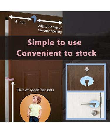 Neobay Door Pinch Guard (Pack of 4). Durable Silicone Door Stopper for Babies. Finger Pinch Guard Prevents Finger Pinch Injuries  Slamming Doors. - Buy Online on GoSupps.com