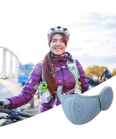 Suphyee Winter Earmuffs & Face Masks | Reusable 2-in-1 Cotton Balaclava & Ear Cover for Outdoor Sports - Light Blue - Buy Online on GoSupps.com