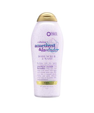 OGX Calming + Amethyst & Lavender Body Scrub & Wash  Gently Exfoliating  19.5 fl oz - Buy Online on GoSupps.com