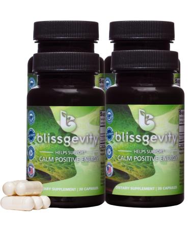 Blissgevity 150mg Apigenin - Phenylethylamine - Mood Support Supplement - Promotes Euphoria Focus and Mental Clarity - Natural Stress Relief - Calm Support - Intimacy Enhancer - 120 Capsules