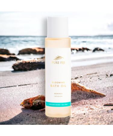 Buy Pure Fiji Moringa Bath Oil - Natural Body Moisturizer for Women | 8oz Conditioning Bath Essential | Shop Internationally - Buy Online on GoSupps.com
