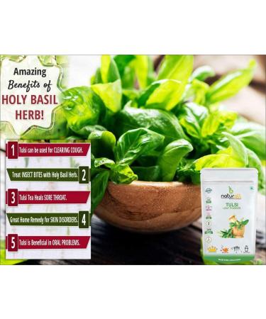 CROW Pack of 2 Tulsi Powder Moringa Powder (500 GM Each) Combo Pack 1 KG by B Naturall - Buy Online on GoSupps.com