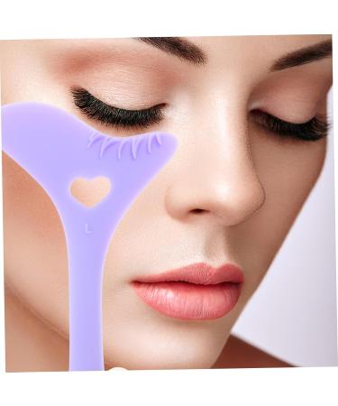 minkissy Eyeliner Stamp Silica Gel Eyelashes Protection Purple 12.00X6.00X0.50CM Purple - Buy Online on GoSupps.com