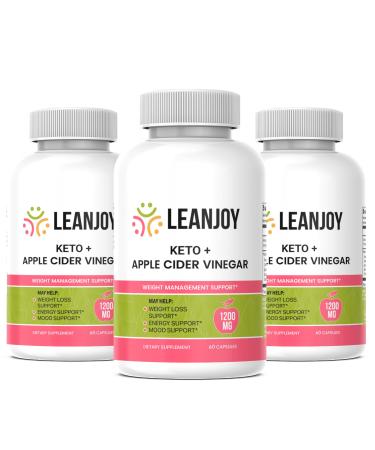 Zonata (3 Pack) Leanjoy Capsules Dietary Supplements for Energy & Overall Health Leanjoy Supplement for Men and Women 180 Count