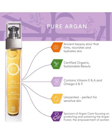 House of Oil - 100% Pure Organic Moroccan Argan Oil - Luxury Intensely Nourishing Face Oil - PURE ARGAN - Vegan Skincare And Hair Multi-Purpose Oil (50ml) - Buy Online on GoSupps.com