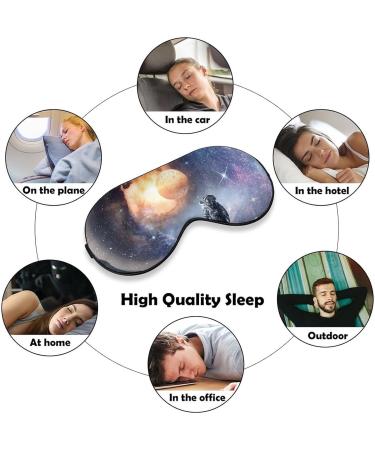 Space Hole Astronaut Sleep Mask - Adjustable Eye Cover for Sleeping and Travel - Men and Women - Buy Online on GoSupps.com