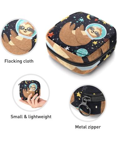 Women's Portable Period Kit - Bonds Storage Pockets Sloth Keeper Bag for Feminine Products - Color 4 - Buy Online on GoSupps.com