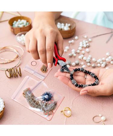 Clear PVC Jewelry Bags - Self Seal Zipper Pouches for Rings, Earrings, and More (180 Pieces) - Buy Online on GoSupps.com