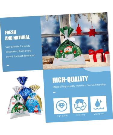 KOMBIUDA Christmas Wrapping 35pcs Christmas Candy Bag Candy Bags Festival Christmas Bags Packing Bag Biscuit Bag - Buy Online on GoSupps.com
