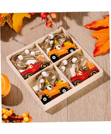 Zerodeko 2 Boxes Thanksgiving Pendant Decor Maple Leaf Gnome Cutouts Festival Hanging Gnome Reward Cartoon - Buy Online on GoSupps.com