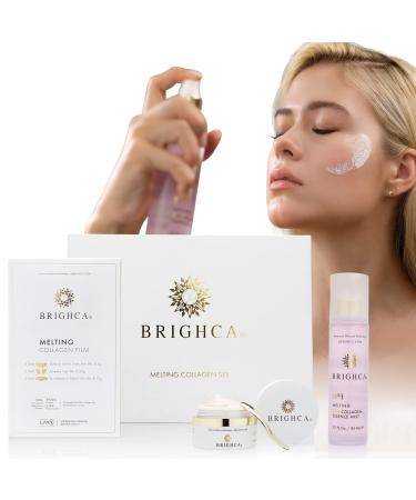 Melting Collagen Set | Anti-Aging Collagen Routine System | Reduce Fine Lines and Wrinkles Lift Firm Hydrate Brighten and Strengthen (SET)