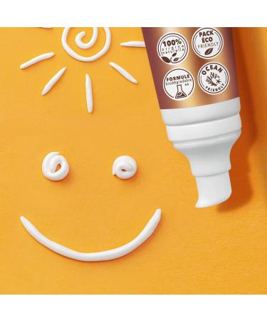 Phyts Sun Protective Fluid SPF 50 - Mineral Sunscreen for Face with Vitamin E and Shea Butter - Coconut Vanilla Scent - Non-Sticky Texture - 3.3 oz - Buy Online on GoSupps.com