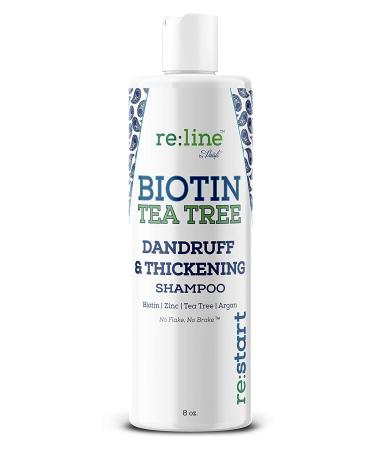 Biotin Anti-Dandruff Shampoo for Hair Growth - Zinc, Tea Tree, and Hair Thickening Formula for Thinning Hair - Buy Online on GoSupps.com