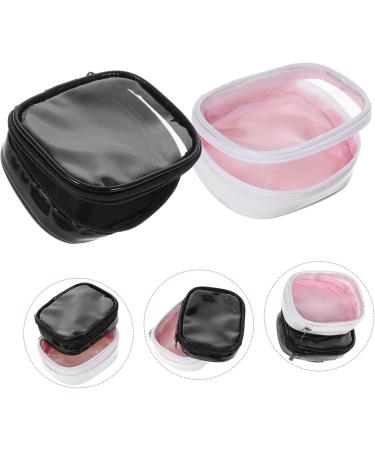 Homsfou 2-Box Contact Lens Organizer | Stylish Glasses Case for Women | Dual Container & Zipper Holder - Buy Online on GoSupps.com
