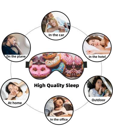 Donuts Sleep Mask | Adjustable Breathable Fashionable Eye Mask for Ultimate Comfort - Shop Internationally - Buy Online on GoSupps.com