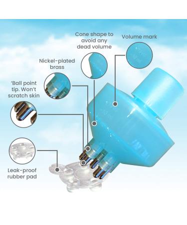 Lipogaine Blue Hair Root Treatment Applicator for Thinning Hair - Scalp & Skin Serum for Men and Women - Hair Loss Solution - Buy Online on GoSupps.com