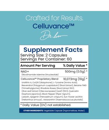 Healthfare 10 573mg NAD Supplement Resveratrol CoQ10-120 Capsules NMN Alternative Liposomal High Absorption Formula | Betaine for Anti-Aging Extended Effects - Cellular Energy Skin for Women & Men - Buy Online on GoSupps.com