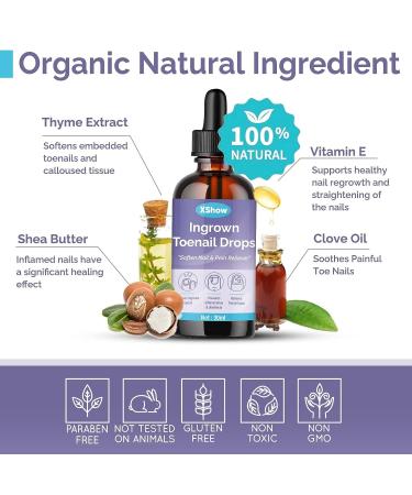 Ingrown Toenail Treatment & Pain Reliever - Softens for Easy Trimming | 30ml - Buy Online on GoSupps.com