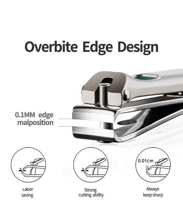 MR.GREEN Nail Clippers for Thick Nails - Professional Stainless Steel Cutter for Men and Women - Sharp and Durable (M-1114plus) - Buy Online on GoSupps.com