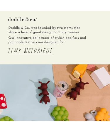 Doddle & Co. Natural Shape Silicone Pacifier 0-3 Months 2 Count, Blush/Shore - Buy Online on GoSupps.com