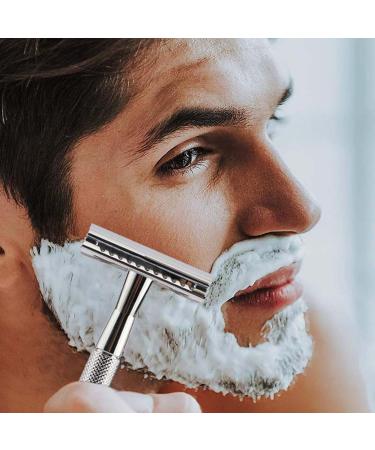 Premium Double-Edged Safety Razors for Men | Solid Metal Silver Razors for a Perfect Shave - Buy Online on GoSupps.com