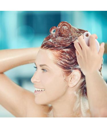 Buy Silicone Shampoo Brush | Scalp Massage Brush for Hair Growth & Wellness - Soft & Gentle Care - Buy Online on GoSupps.com