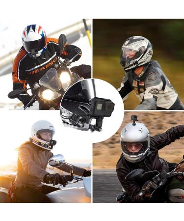 Quotre Camera Helmet Bracket Kit - Universal 3-Way Swivel Accessory for Action Cameras - Compatible with Insta 360 & GoPro Hero - Buy Online on GoSupps.com