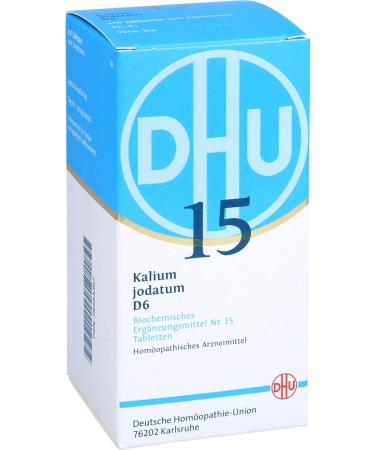 DHU Potassium Iodatum D6 - Biochemical Supplement for Internal Organs - Eco-Friendly - 420 Tablets - International Shipping - Buy Online on GoSupps.com