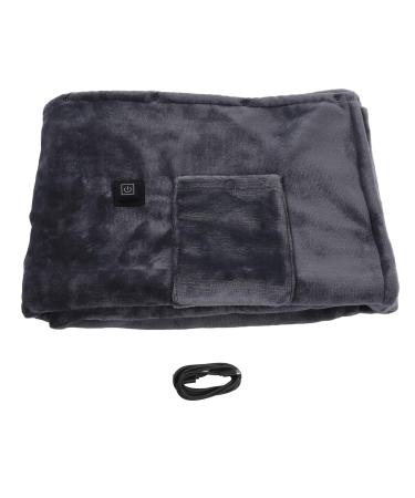 Buy Electric Heated Blanket - 5V Fast Heating Flannel USB Blanket (160x80cm) - Gray | Ideal for Cozy Comfort & International Shipping - Buy Online on GoSupps.com