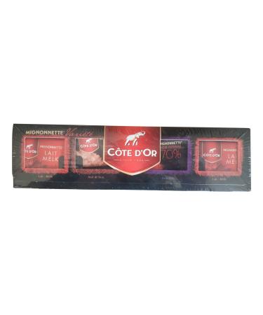 28 onces Poids total | 320 grammes totaux C te d'Or chocolat | C te D ou chocolat | Mignonnettes Variery Pack avec 4 saveurs | C te d'Or Mignonnettes | 11