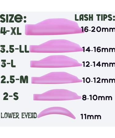 Katya Vinog DIY Lash Lift Pad Shields | Mega L Curl Silicone Perm Rods | No Glue Eyelash Lifting & Lamination - Buy Online on GoSupps.com