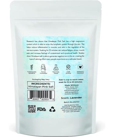Jasmine Himalayan Pink Bath Salt for Muscle Recovery - 100% Natural Post Workout Body Soak - Buy Online on GoSupps.com