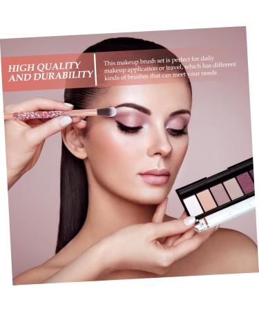 DRESSOOS 1set Diamond Makeup Brush Eyeshadow Brush Blush Concealer Brush Bronzer Brush Rhinestones for Face Makeup Concealer Brush Cheek Brush Miss Portable Artificial Fiber Beauty Tools - Buy Online on GoSupps.com