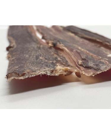 Bullsters Dog Treats Bones Chews All Natural 1 Ingredient with No Additives No Preservatives Steroid Free for Small Medium Large Dogs Beef Strips (12" Pack of 3) - Buy Online on GoSupps.com