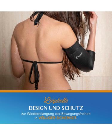 Linphelle Waterproof Arm Catheter Cover - Neoprene Picc & Glucose Device Protection Size M Black - Buy Online on GoSupps.com