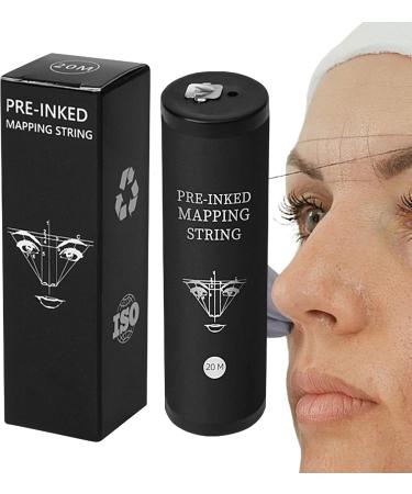 ROWCES Eyebrow Threading Thread | Eyebrow Threading Tool - 20m Black Ink Beauty String Thread Portable Mapping Brows Point Tool for Women Girls Dail Life Travel - Buy Online on GoSupps.com