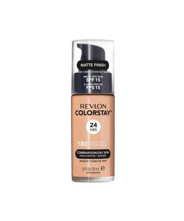 Revlon Colorstay Makeup Combination/Oily 180 Sand Beige 1 fl oz (30 ml)