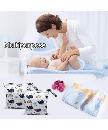 XQMMGO 2-Piece Wetbag Set - Ideal Kindergarten & Diaper Bag with Nested Pockets for Cloth Diapers & Organizers - Buy Online on GoSupps.com