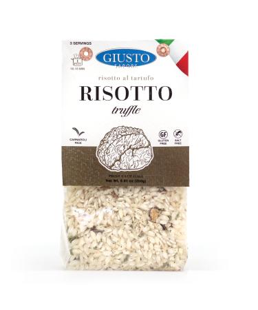 Giusto Sapore Italian Risotto - Truffle - All Natural Gluten Free No Added Salt Premium Gourmet Risotto Brand - Imported from Italy and Family Owned
