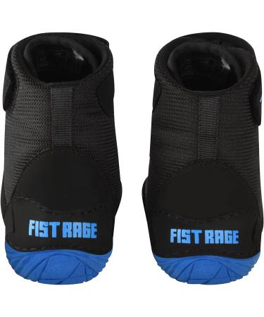 FISTRAGE Wrestling Shoes - Black Fighting Sports Master Training Mesh Unisex Pro Shoes | Lightweight Boxing Shoes - Size 11.5 Women/10 Men - Buy Online on GoSupps.com