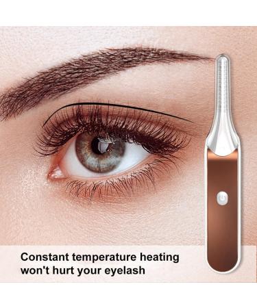Electric Lash Curler Heated Eyelash Curler with 4 Gears Portable Reusable Makeup Tool - Buy Online on GoSupps.com