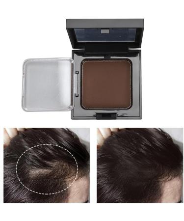 Hairline Powder Hairline Shadow Pressed Powder Instantly Conceals Alopecia White Hair Root Cover Temporary Hair Shading Powder for Thinning Bald Spots Windproof Sweatproof 12g Dark Brown - Buy Online on GoSupps.com