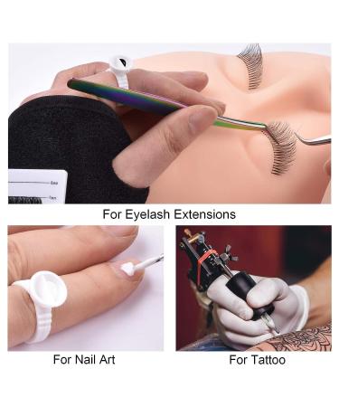 300PCS Lash Extension Glue Ring Holder Sticker - Lash Tech Supplies for Eyelash Extensions and Nail Art - Buy Online on GoSupps.com