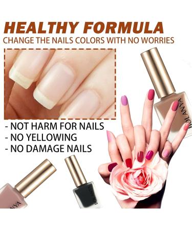 Quick Dry Matte Blue Nail Varnish Gel - 7 Days Lasting Formula | Odorless, No Baking Needed | 10ML Haze Blue - Ideal for Women's Summer Holiday - Buy Online on GoSupps.com