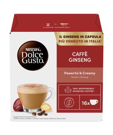 NESCAFE DOLCE GUSTO NESCAF DOLCE GUSTO Ginseng Coffee 6 boxes of 16 capsules (96 capsules compatible with Nescaf Dolce Gusto)