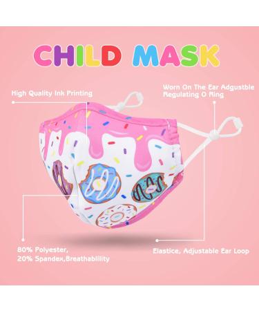 Buy CIKIShield Boys Adjustable Cloth Face Mask - Washable & Reusable UV Protection (Pack of 6) - White/Pink/Purple - International Shipping Available - Buy Online on GoSupps.com