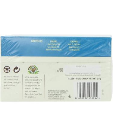 Celestial Seasonings Celestial Seasonings Sleepytime Extra 20 Teabags (Pack of 2 Total 40 Teabags) - Buy Online on GoSupps.com